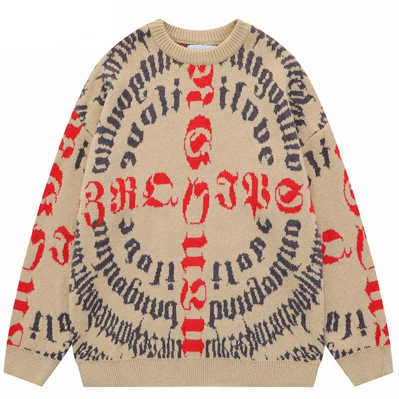 "Triple 9" Graphic Unisex Streetwear Vintage Women Men Y2K Sweater