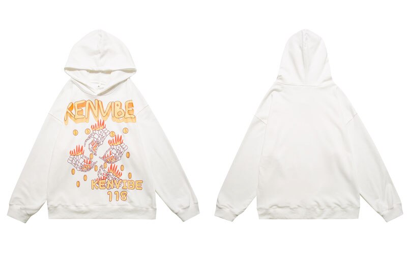 "Hands Up" Unisex Men Women Streetwear Graphic Hoodie
