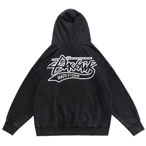 "Sharp Pain" Graphic Unisex Streetwear Vintage Women Men Y2K Hoodie