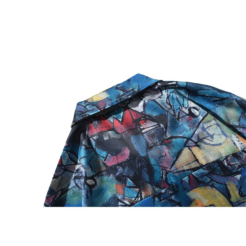 "Comical" Unisex Men Women Button Streetwear Shirt