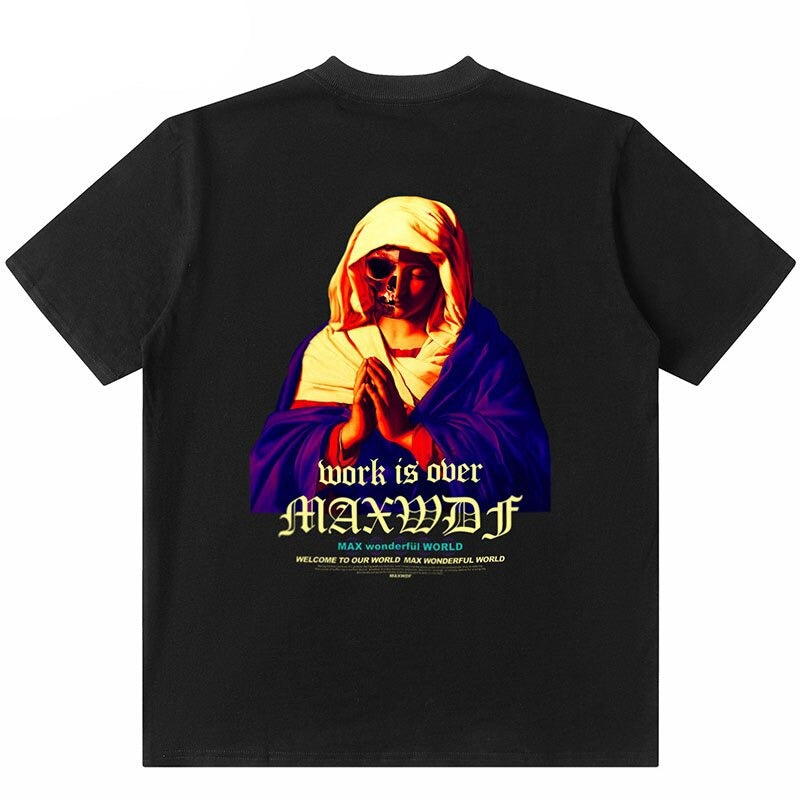 "Hard Times" Graphic Unisex Streetwear Women Men Y2K T-Shirt