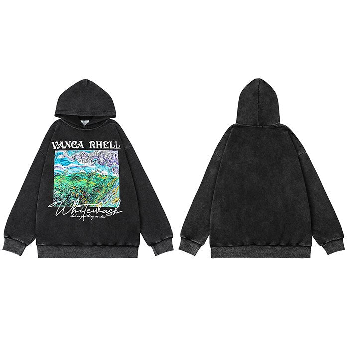 "Up In The Hills" Graphic Unisex Streetwear Vintage Women Men Y2K Hoodie