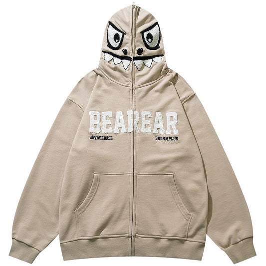 "Beware" Unisex Men Women Streetwear Graphic Hoodie