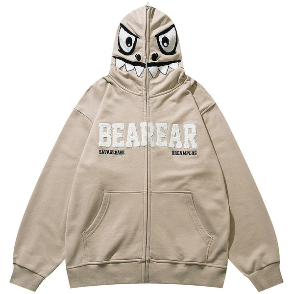 "Beware" Unisex Men Women Streetwear Graphic Hoodie