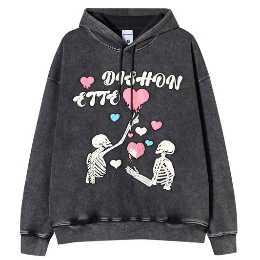 "Higher Than Before" Graphic Unisex Streetwear Vintage Women Men Y2K Hoodie