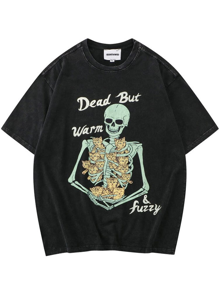 "Warm Inside" Graphic Unisex Streetwear Vintage Women Men Y2K T-Shirt