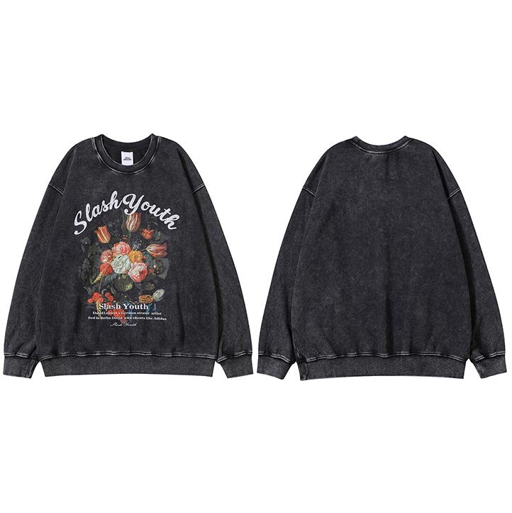 "Youth In Revolt" Graphic Unisex Streetwear Vintage Women Men Y2K Sweatshirt