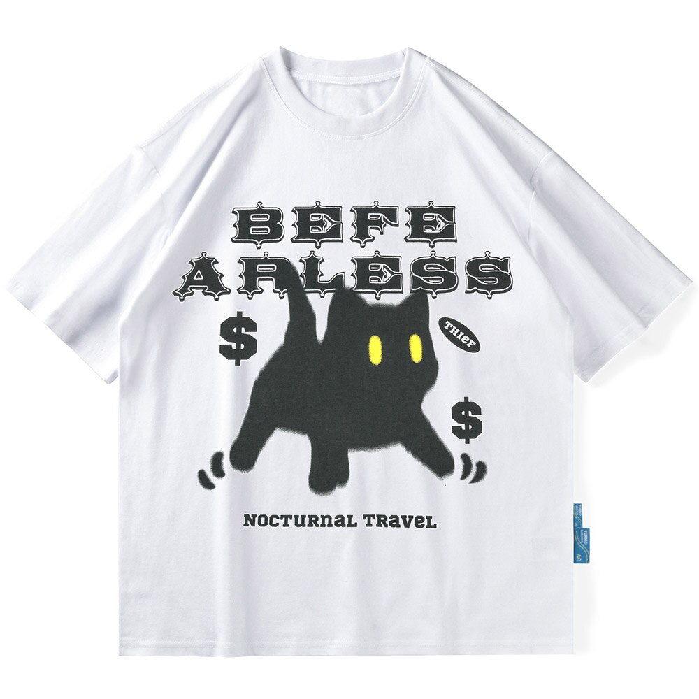 "Scared One" Graphic Unisex Streetwear Vintage Women Men Y2K T-Shirt