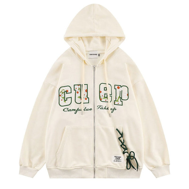 "Button Up" Unisex Men Women Streetwear Graphic Hoodie
