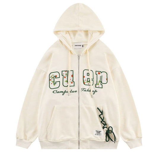 "Button Up" Unisex Men Women Streetwear Graphic Hoodie