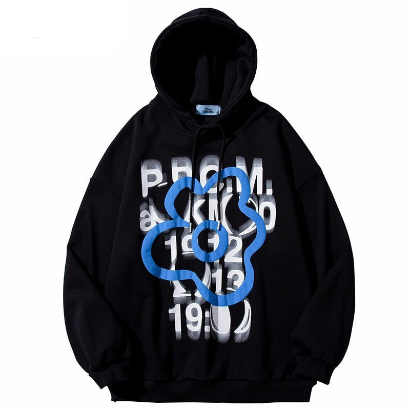 "Blurry Vision" Unisex Men Women Streetwear Graphic Hoodie
