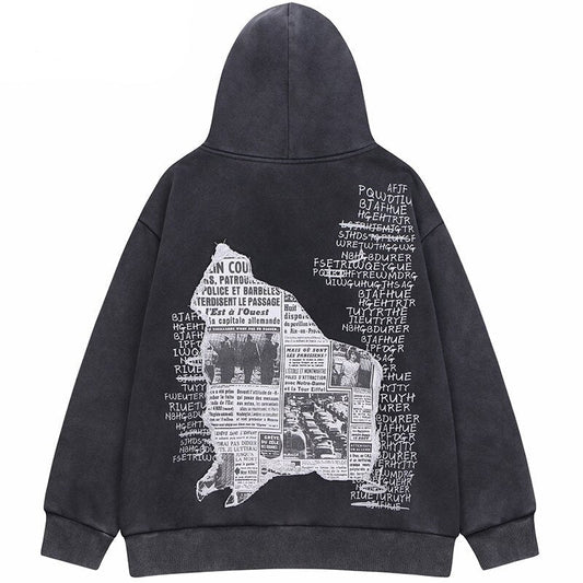 "Read All About It" Graphic Unisex Streetwear Vintage Women Men Y2K Hoodie
