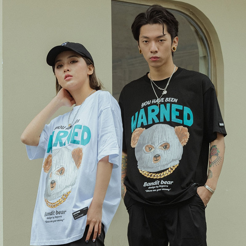 "Been Warned" Unisex Men Women Streetwear Graphic T-Shirt