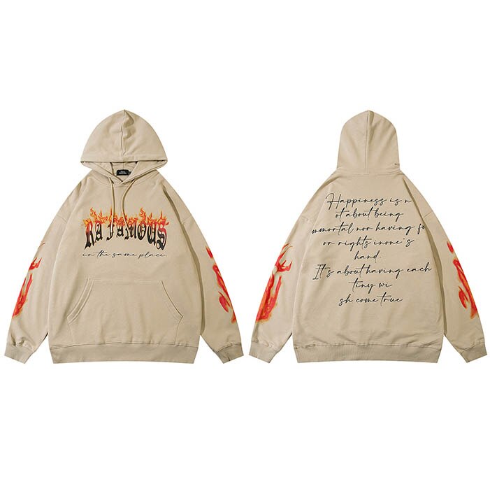 "Righteous" Graphic Unisex Streetwear Vintage Women Men Y2K Hoodie