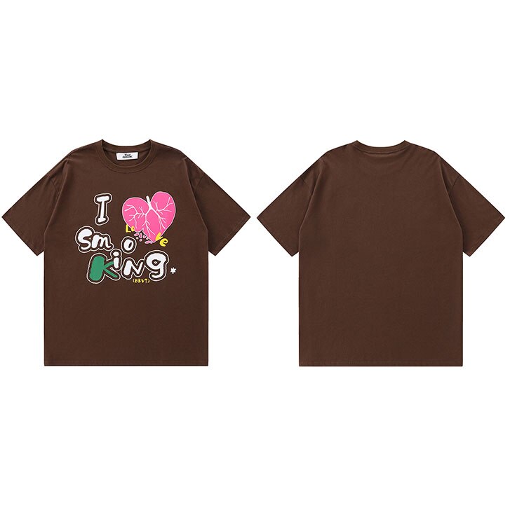 "The King" Graphic Unisex Streetwear Vintage Women Men Y2K T-Shirt