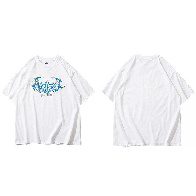 "Paradise" Graphic Unisex Streetwear Vintage Women Men Y2K T-Shirt