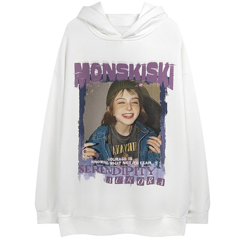 "Misunderstanding" Graphic Unisex Streetwear Vintage Women Men Y2K Hoodie