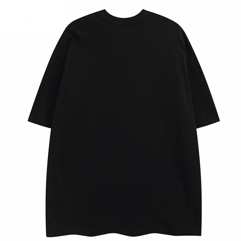 "Heaven Only" Graphic Unisex Streetwear Vintage Women Men Y2K T-Shirt