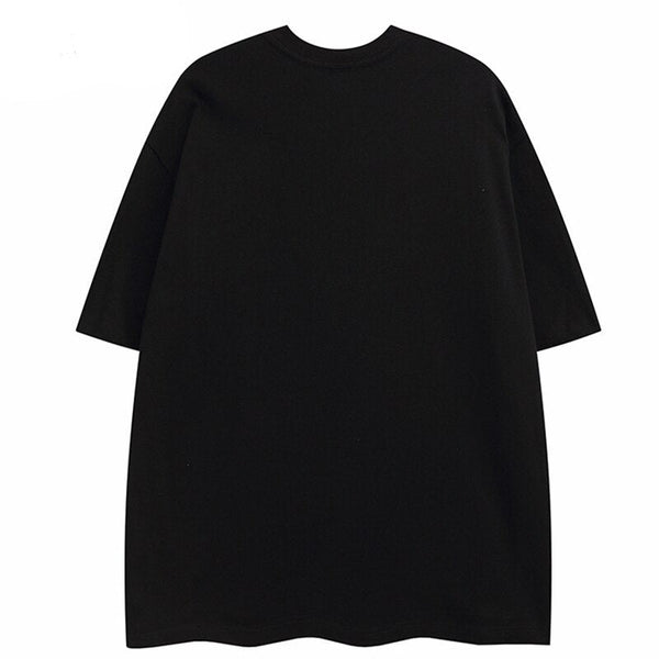 "Heaven Only" Graphic Unisex Streetwear Vintage Women Men Y2K T-Shirt