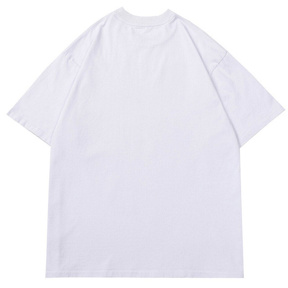 "Pink Smile" Graphic Unisex Streetwear Vintage Women Men Y2K T-Shirt