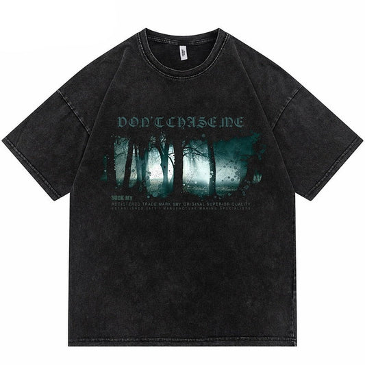 "Forbidden Forrest" Graphic Unisex Streetwear Women Men Y2K T-Shirt