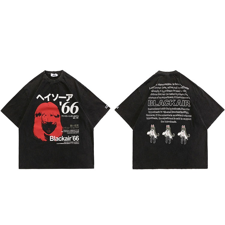 "Black Air" Unisex Men Women Streetwear Graphic T-Shirt