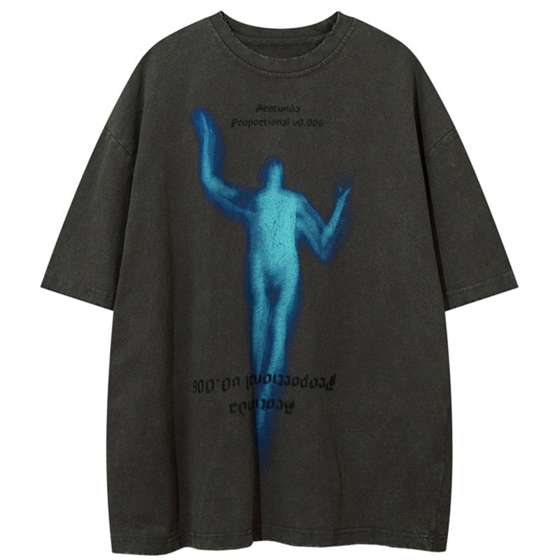 "The Climb" Graphic Unisex Streetwear Vintage Women Men Y2K T-Shirt