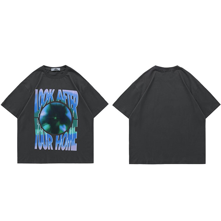 "Look At Your House" Graphic Unisex Streetwear Vintage Women Men Y2K T-Shirt