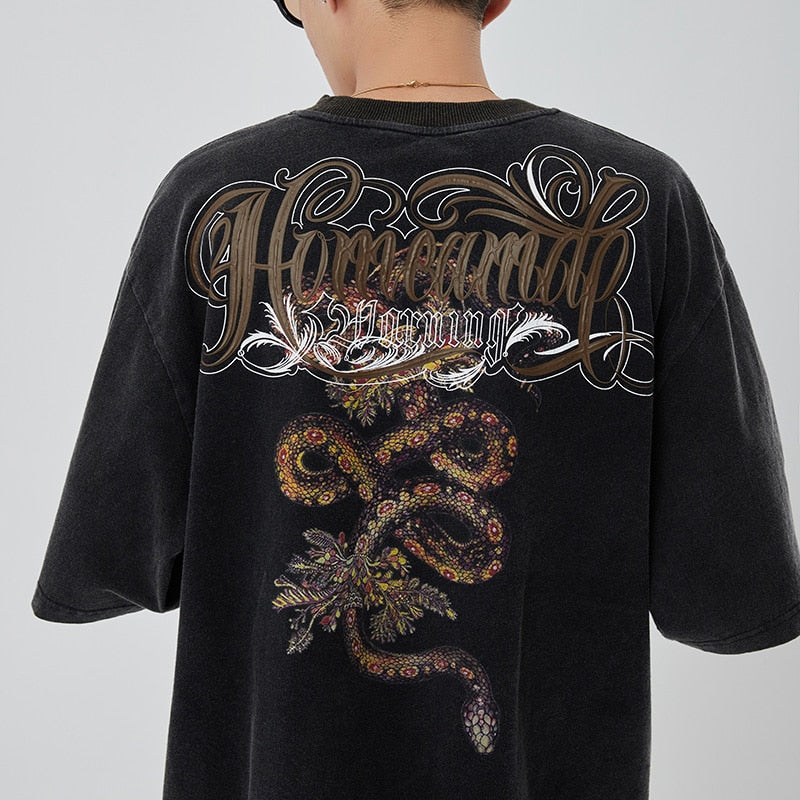 "In The Grass" Graphic Unisex Streetwear Vintage Women Men Y2K T-Shirt