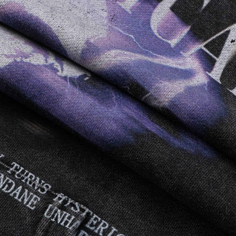 "Mystical" Graphic Unisex Streetwear Vintage Women Men Y2K Hoodie