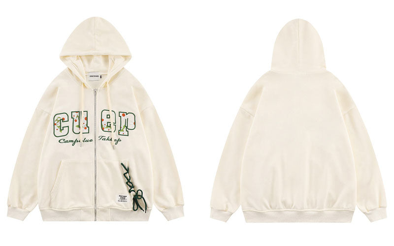 "Button Up" Unisex Men Women Streetwear Graphic Hoodie