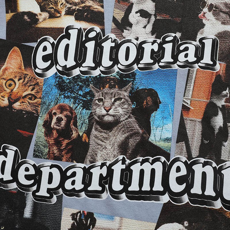 "Editorial" Unisex Men Women Streetwear Graphic T-Shirt