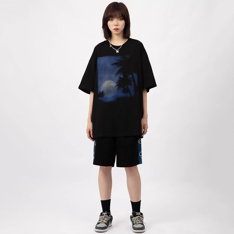 "Morning Swim" Graphic Unisex Streetwear Vintage Women Men Y2K T-Shirt