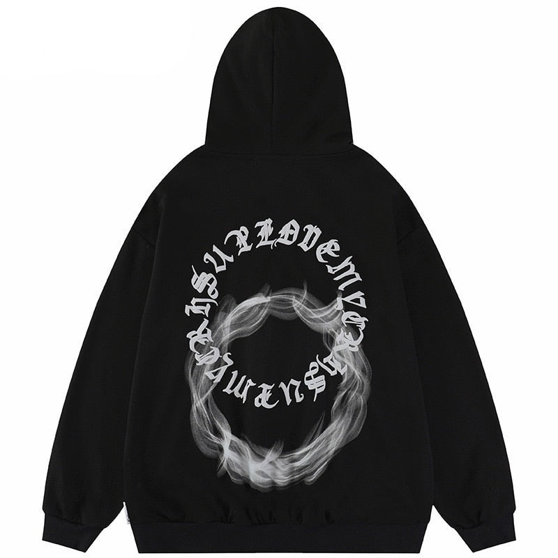 "Smokey Nights" Unisex Men Women Streetwear Graphic Hoodie