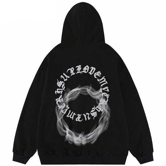 "Smokey Nights" Unisex Men Women Streetwear Graphic Hoodie