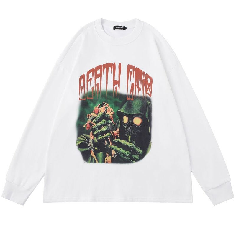 "Scarecrow" Graphic Unisex Streetwear Vintage Women Men Y2K Hoodie