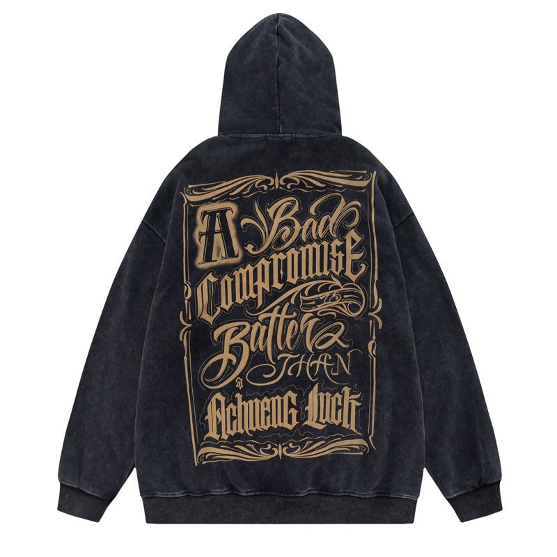 "Better Luck" Unisex Men Women Streetwear Graphic Hoodie