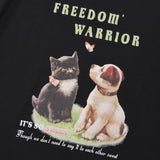 "Warrior" Graphic Unisex Streetwear Vintage Women Men Y2K T-Shirt