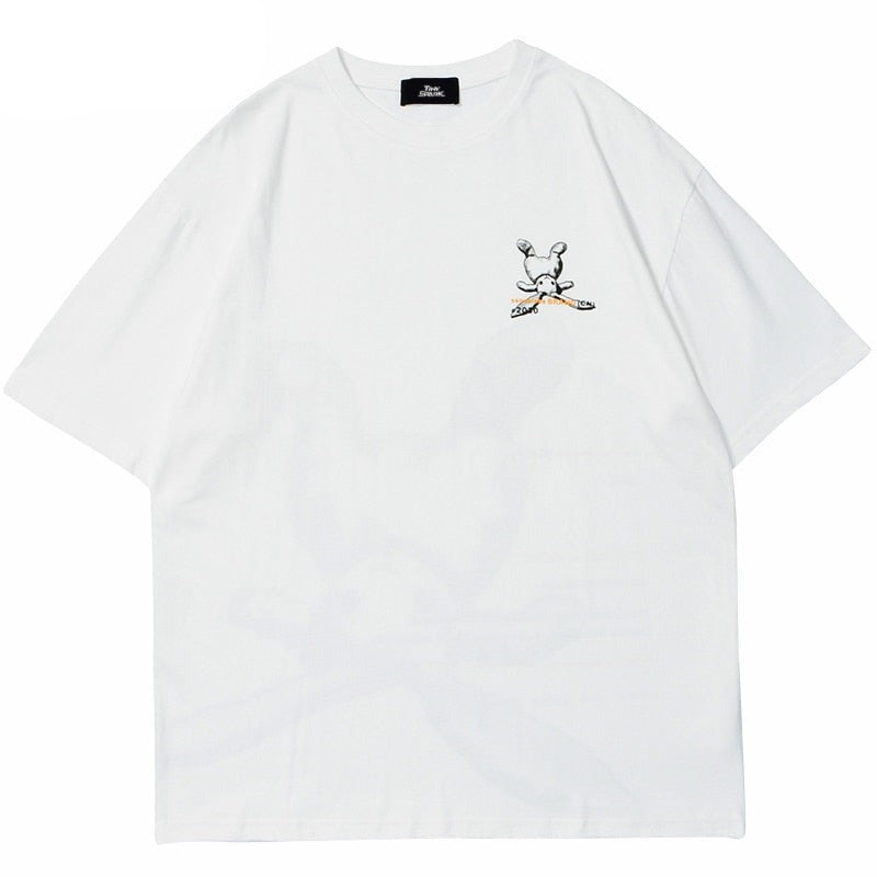"Upside Down" Unisex Men Women Streetwear Graphic T-Shirt