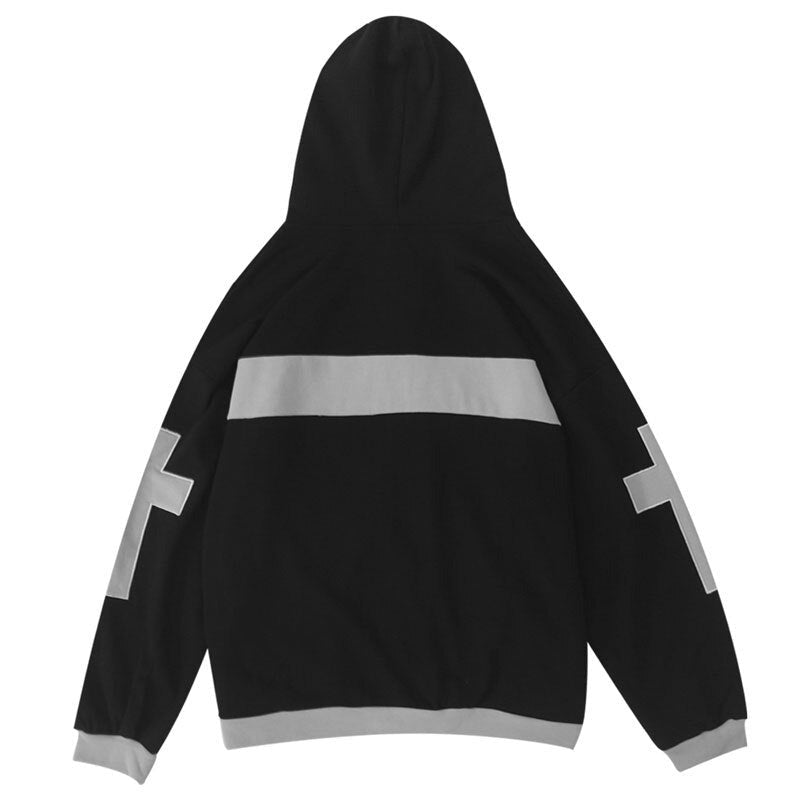 "Dark Cross" Unisex Men Women Streetwear Graphic Hoodie