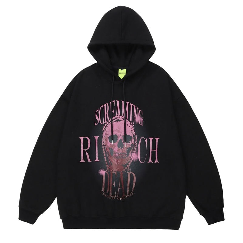 "Screaming Out Loud" Graphic Unisex Streetwear Vintage Women Men Y2K Sweatshirt
