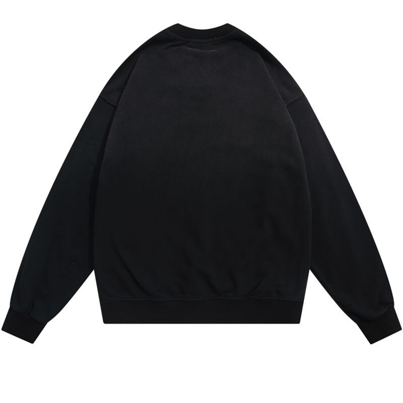 "Gradient Butterfly" Graphic Unisex Streetwear Women Men Y2K Sweatshirt