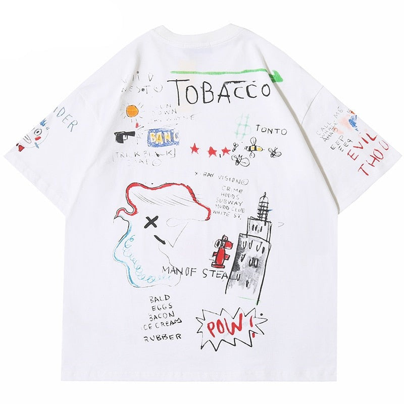 "Growing Pains" Graphic Unisex Streetwear Women Men Y2K T-Shirt