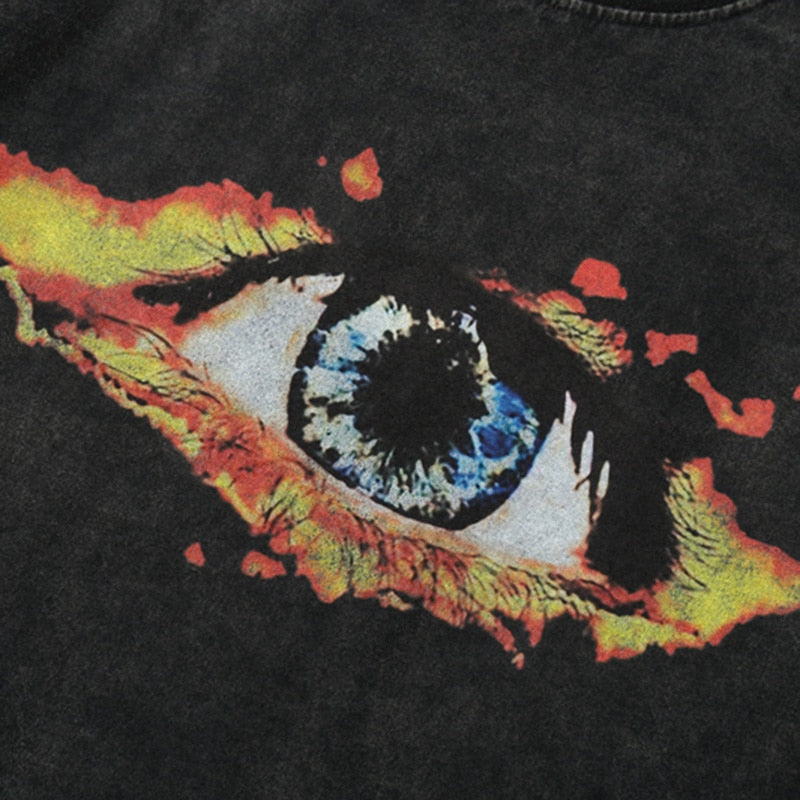 "Hidden Truth" Graphic Unisex Streetwear Vintage Women Men Y2K T-Shirt