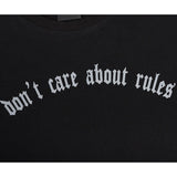 "Don't Care" Unisex Men Women Streetwear Graphic T-Shirt