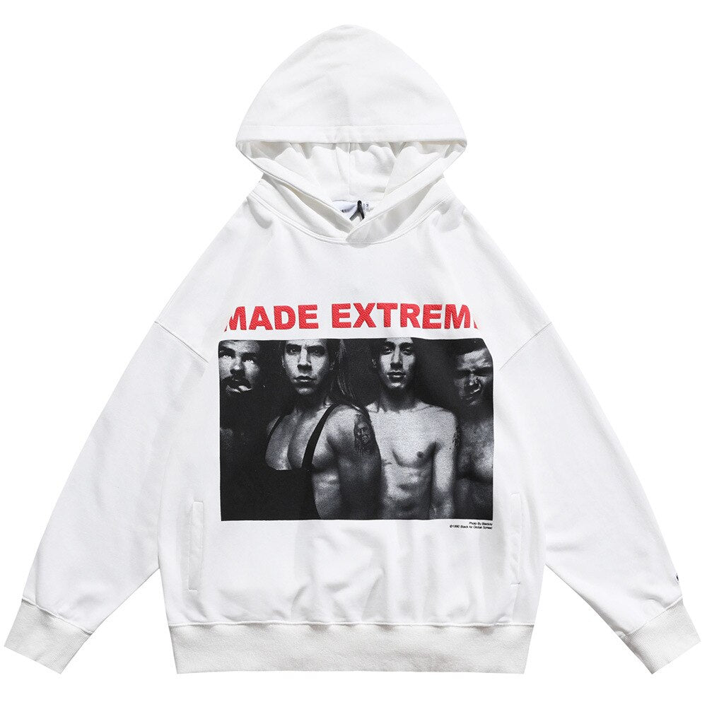 "Extreme Setback" Unisex Men Women Streetwear Graphic Hoodie