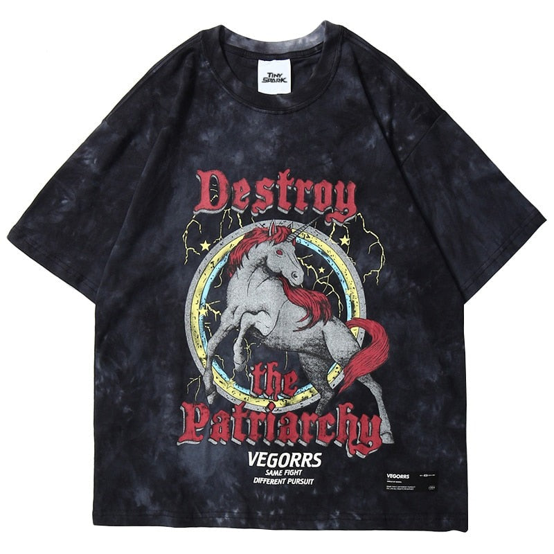 "Destroyer" Unisex Men Women Streetwear Graphic T-Shirt