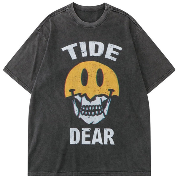 "Dear Tide" Unisex Men Women Streetwear Graphic T-Shirt