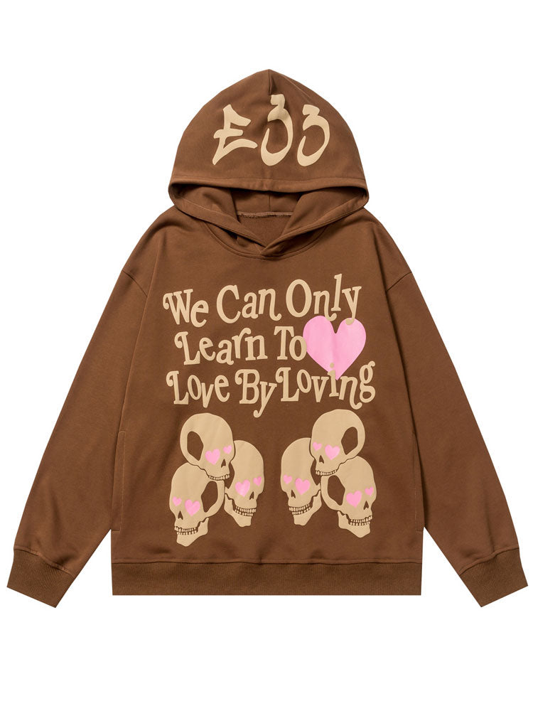"Learn To Survive" Graphic Unisex Streetwear Vintage Women Men Y2K Sweatshirt
