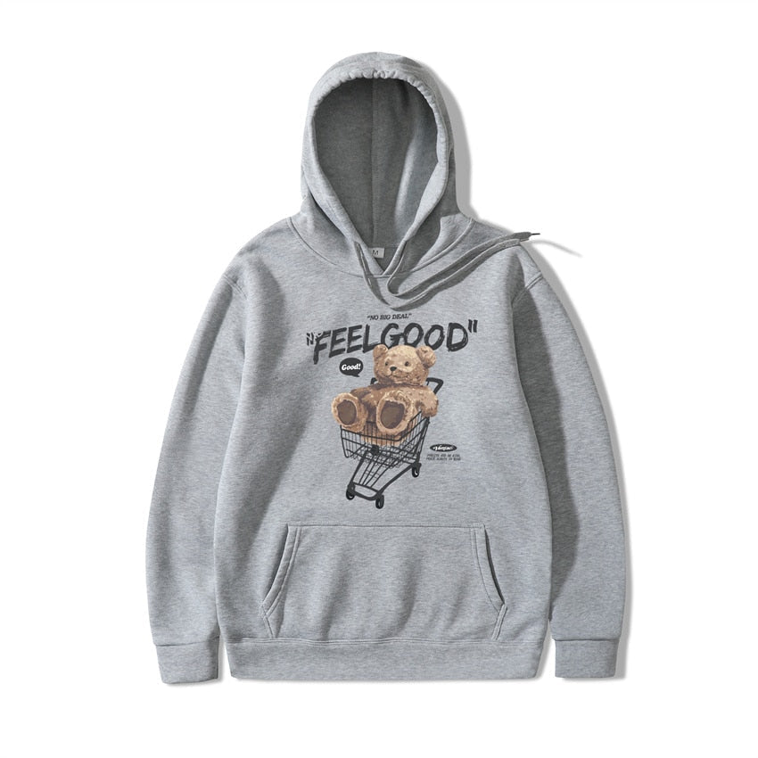 "Feeling Good" Unisex Men Women Streetwear Graphic Hoodie